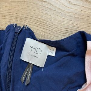 Anthropologie dress color blocked